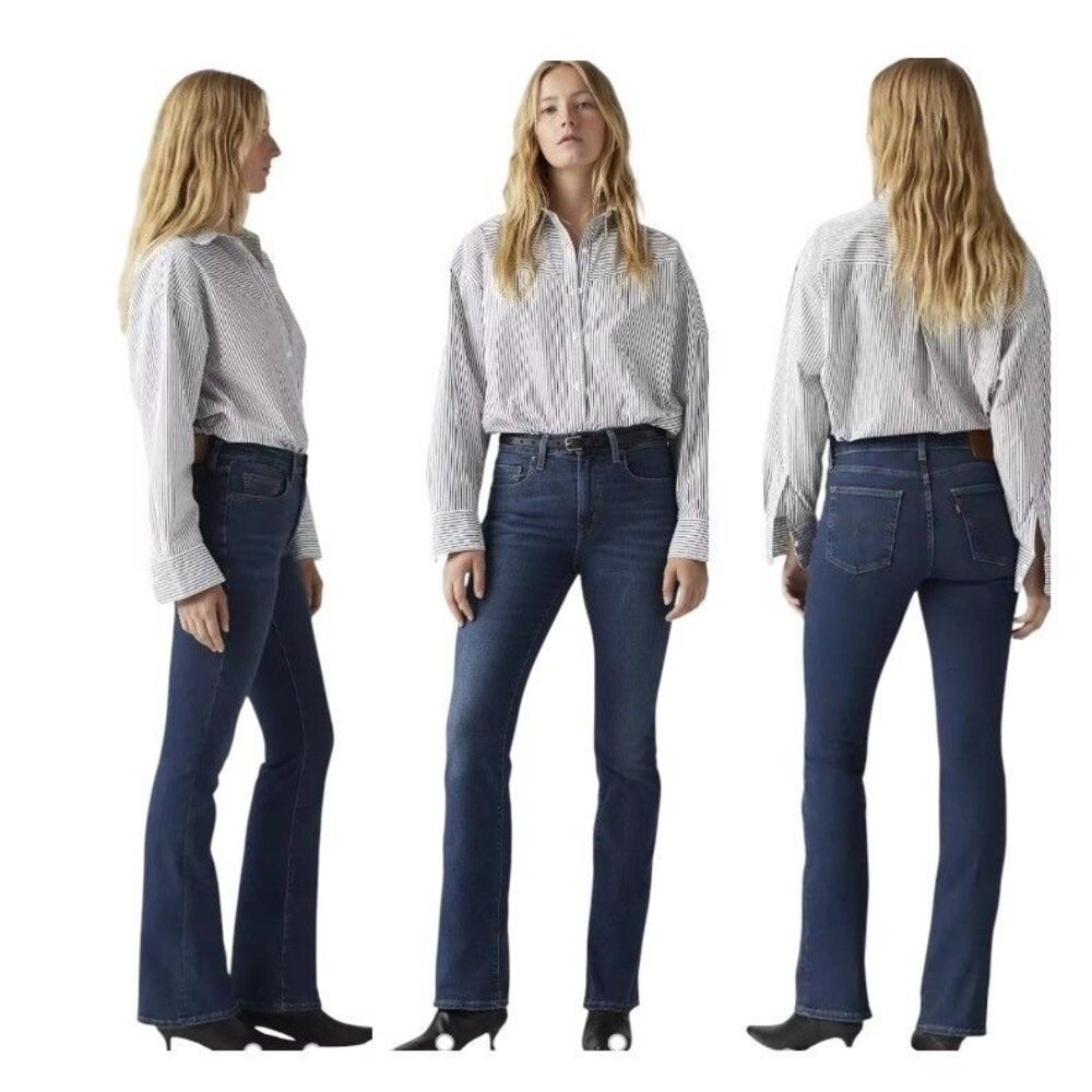 Levis Women's 725 High-Rise Bootcut Jeans  Size 30  Boho Cowgirl Western Country